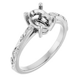 Semi-Mount Engagement Ring