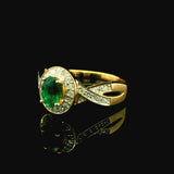 Gemstone Rings Womens Gold