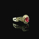 Gemstone Rings Womens Gold