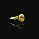 Gemstone Rings Womens Gold