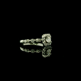 Diamond Halo Engagement Ring