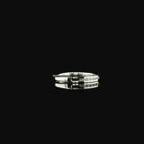 Ladies White Gold Diamond Band