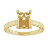 Semi-Mount Engagement Ring