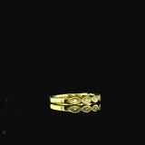 Ladies Yellow Gold Diamond Band