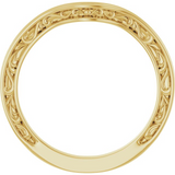 Diamond Bands Lds YG/RG