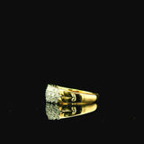 Ladies Yellow Gold Diamond Band