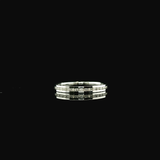 Ladies White Gold Diamond Band