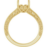Semi-Mount Engagement Ring