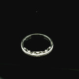 Ladies White Gold Diamond Band