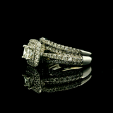 Diamond Halo Engagement Ring