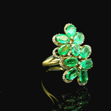 Gemstone Rings Womens Gold