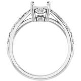 Semi-Mount Engagement Ring