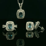 Silver Pendants with Stone