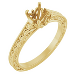 Semi-Mount Engagement Ring