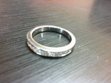 Ladies White Gold Diamond Band