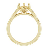 Semi-Mount Engagement Ring