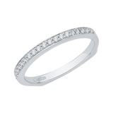 Ladies White Gold Diamond Band