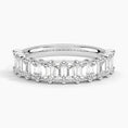 Load image into Gallery viewer, Emerald Cut Diamond Band
