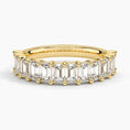 Load image into Gallery viewer, Emerald Cut Diamond Band
