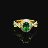 Gemstone Rings Womens Gold