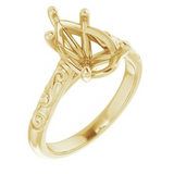 Semi-Mount Engagement Ring
