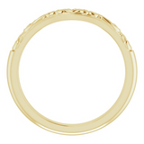 Diamond Bands Lds YG/RG