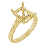 Semi-Mount Engagement Ring