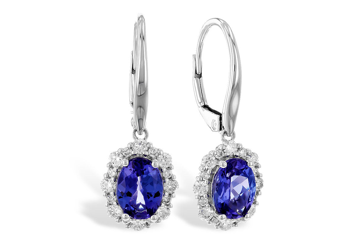 Diamond & Tanzanite Earrings