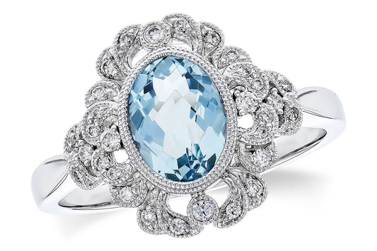 Aquamarine Fashion Ring