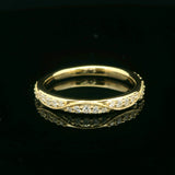 Diamond Bands Lds YG/RG
