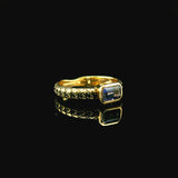 Gemstone Rings Womens Gold