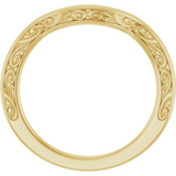 Diamond Bands Lds YG/RG
