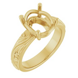 Semi-Mount Engagement Ring
