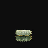 Ladies Yellow Gold Diamond Band