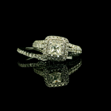 Diamond Halo Engagement Ring