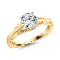 Load image into Gallery viewer, SOLITAIRE ENGAGEMENT RING IN 14K YELLOW GOLD
