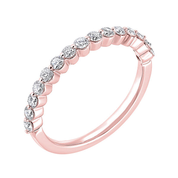 Silver (SLV 995) Pink Cubic Zirconia Band