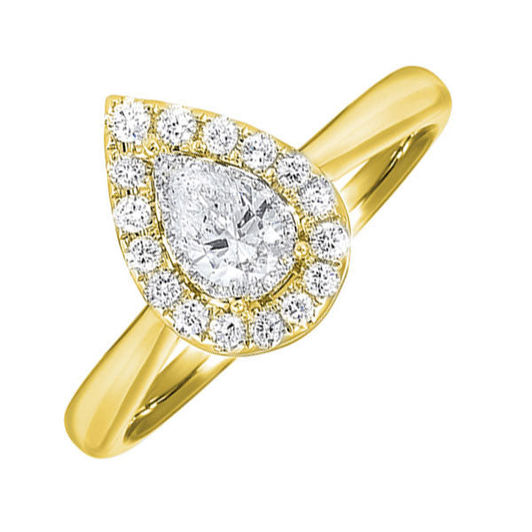 White & Yellow Gold & Diamond Sparkle Fashion Ring