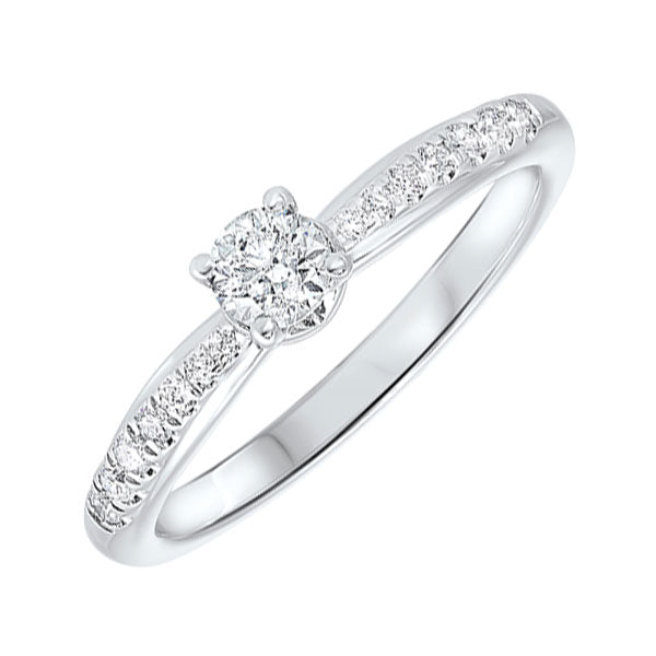 Gold & Diamond Classic Book Cash & Carry Engagement Ring