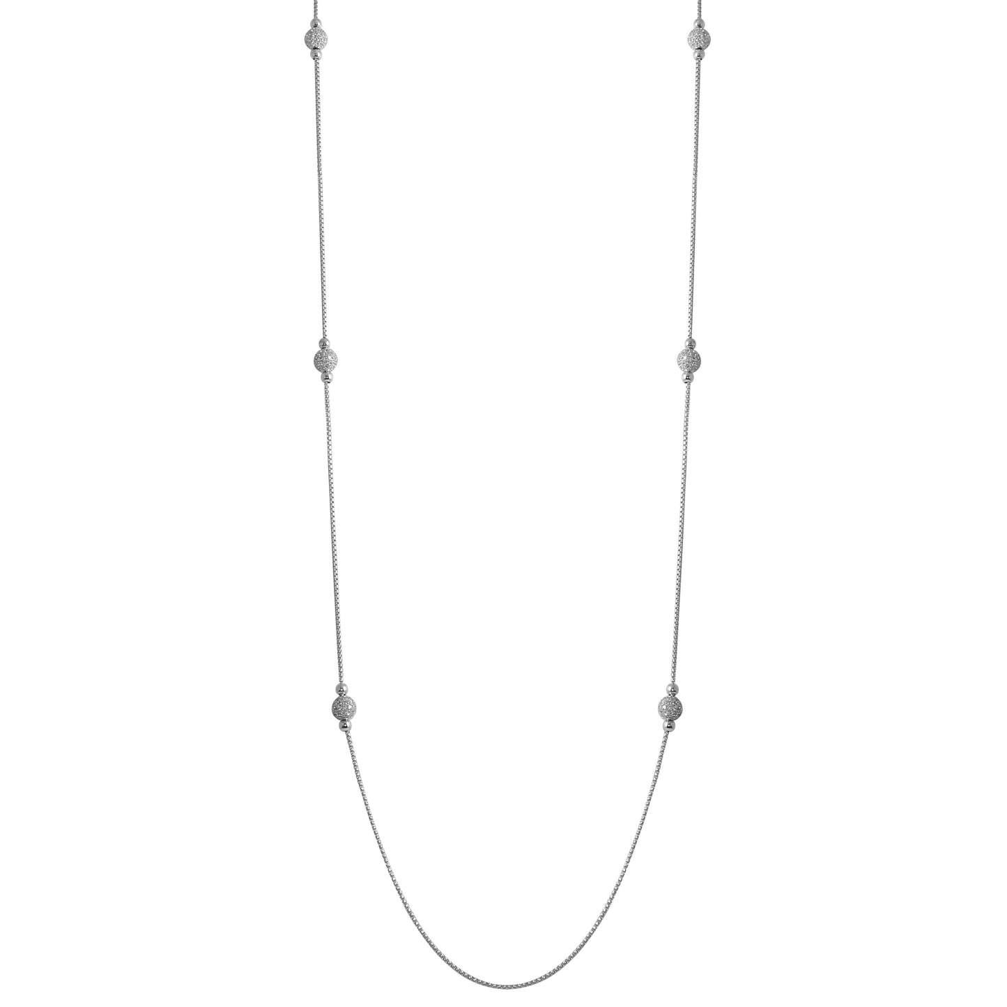 SS 36" CZ Diamondlite Necklace