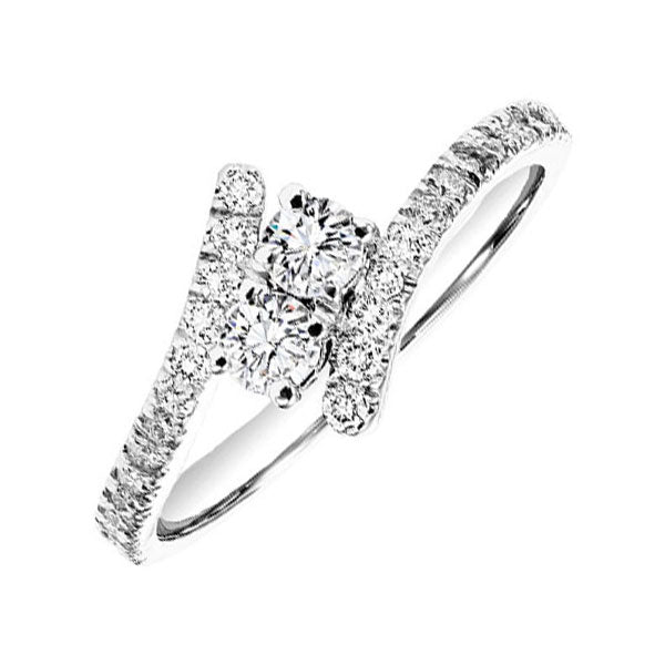 Silver (SLV 995) Diamond Sparkle Fashion Ring  - 1/4 ctw