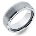 Load image into Gallery viewer, Tungsten Brushed Finish 8mm Band
