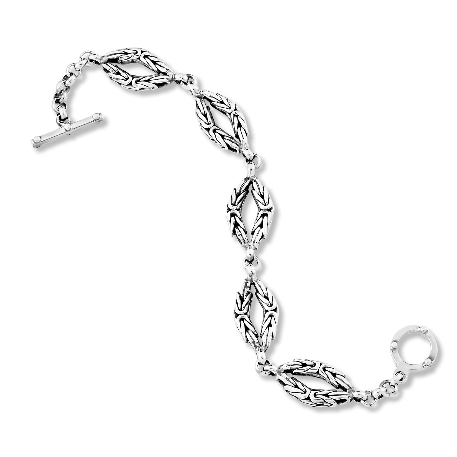 SS Marquise Shape Link Bracelet