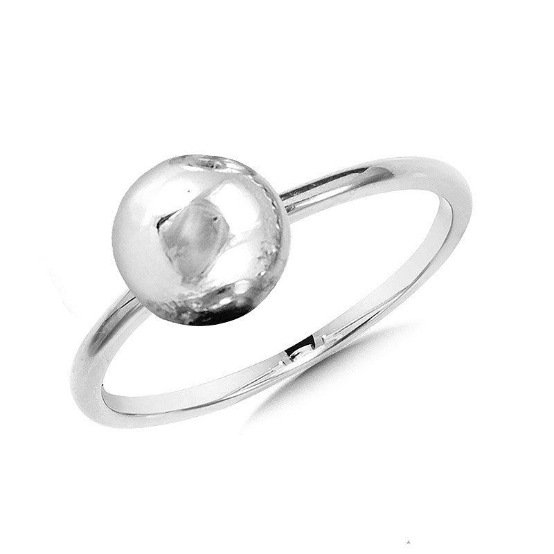 Sterling Silver Ball Fashion Ring